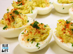 Crab Deviled Eggs