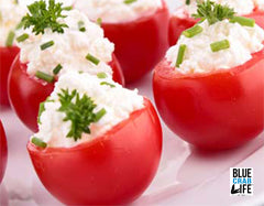 Crab Stuffed Cherry Tomatoes