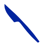 Plastic Crab Knife Blue