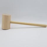 Wood crab mallet for crab picking standard size