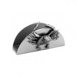 Pewter crab business card holder with gift box