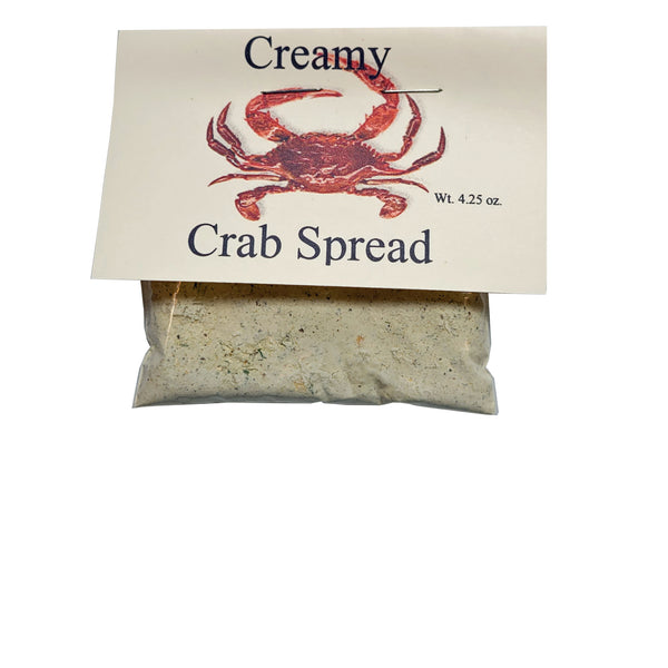 Bonnie's creamy crab spread dip 4.25oz. bag