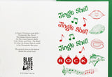 Jingle shell rock Christmas card with envelope