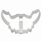 Crab shaped cookie cutter large with handle made of tin