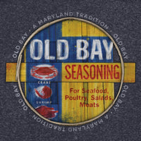 Old Bay Seasoning Crab Bushel Lid T-Shirt Close-up