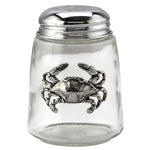 Seasoning Spice Shaker With Pewter Blue Crab