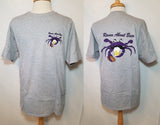 Raven about beer football design short sleeve men's t-shirt front/back