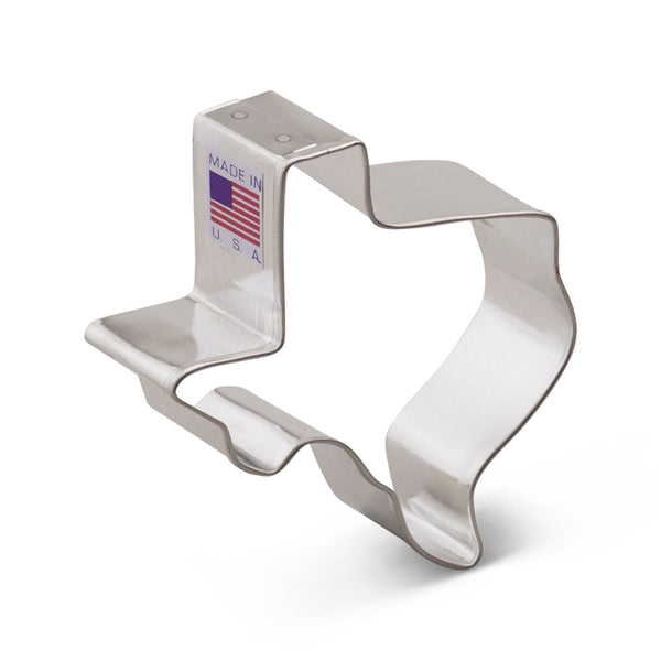 state of Texas shaped cookie cutter