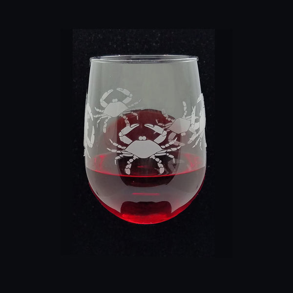 Wholesale Crab Wine Glass - Stemless